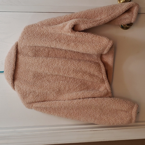H&M Crop Top pull over sweater in light pink - Picture 3 of 3